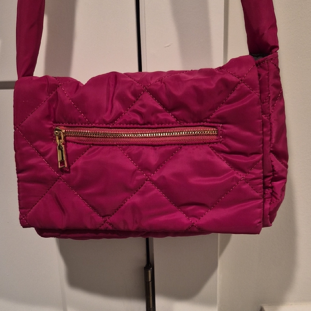 Urbanfit B6 &Rban Expressions Pink Puffer Cross Body Bag